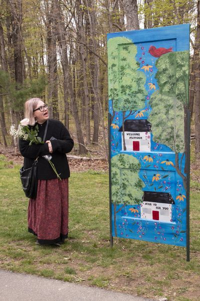 Go Outdoors opening day, April 29. 2023 At McAfee park, Northboro. Artists, dignitaries, volunteers and family in attendance.