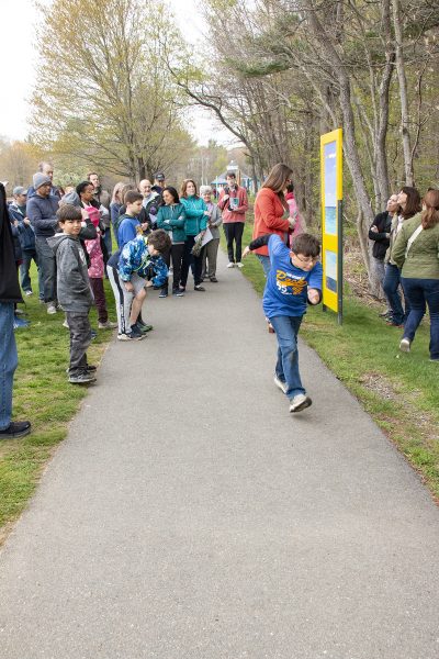 Go Outdoors opening day, April 29. 2023 At McAfee park, Northboro. Artists, dignitaries, volunteers and family in attendance.